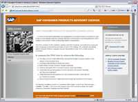 SAP Consumer Products Advisory Council